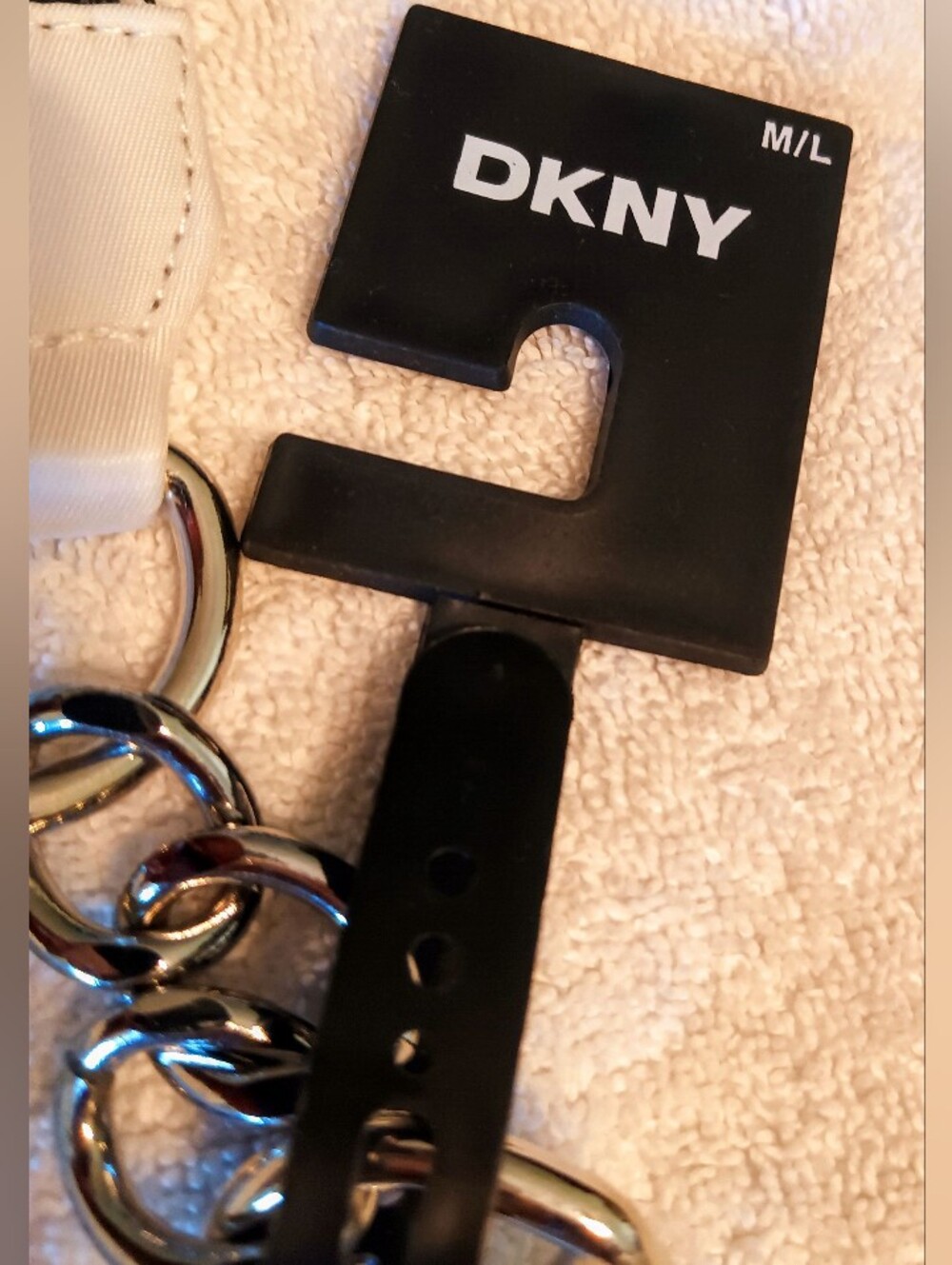 DKNY White Crossbody Belt Bag - Picture 4 of 6